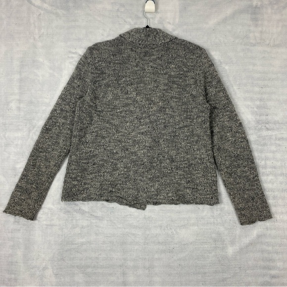 J. Jill Cardigan Short Length Sz Medium Wool Alpaca Single Button Sweater - Picture 2 of 7